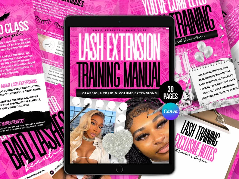 Lash Extension Training Manual - DFY Resellable Ebook